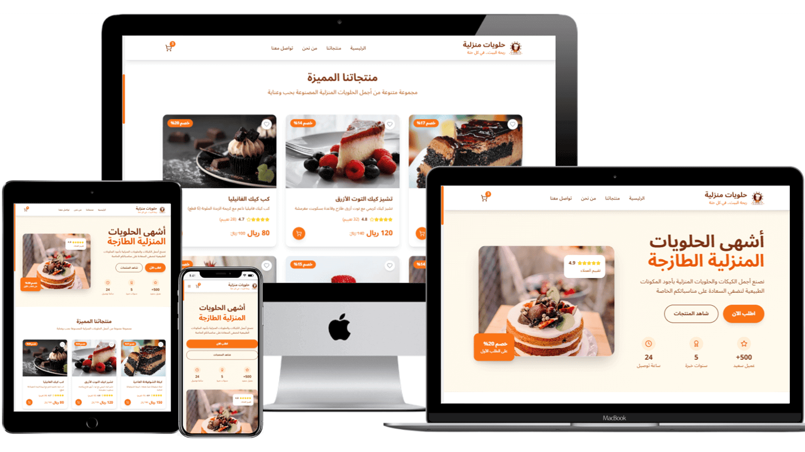 HomeMade Cake project screenshot